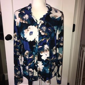 Calvin Klein beautiful blue floral